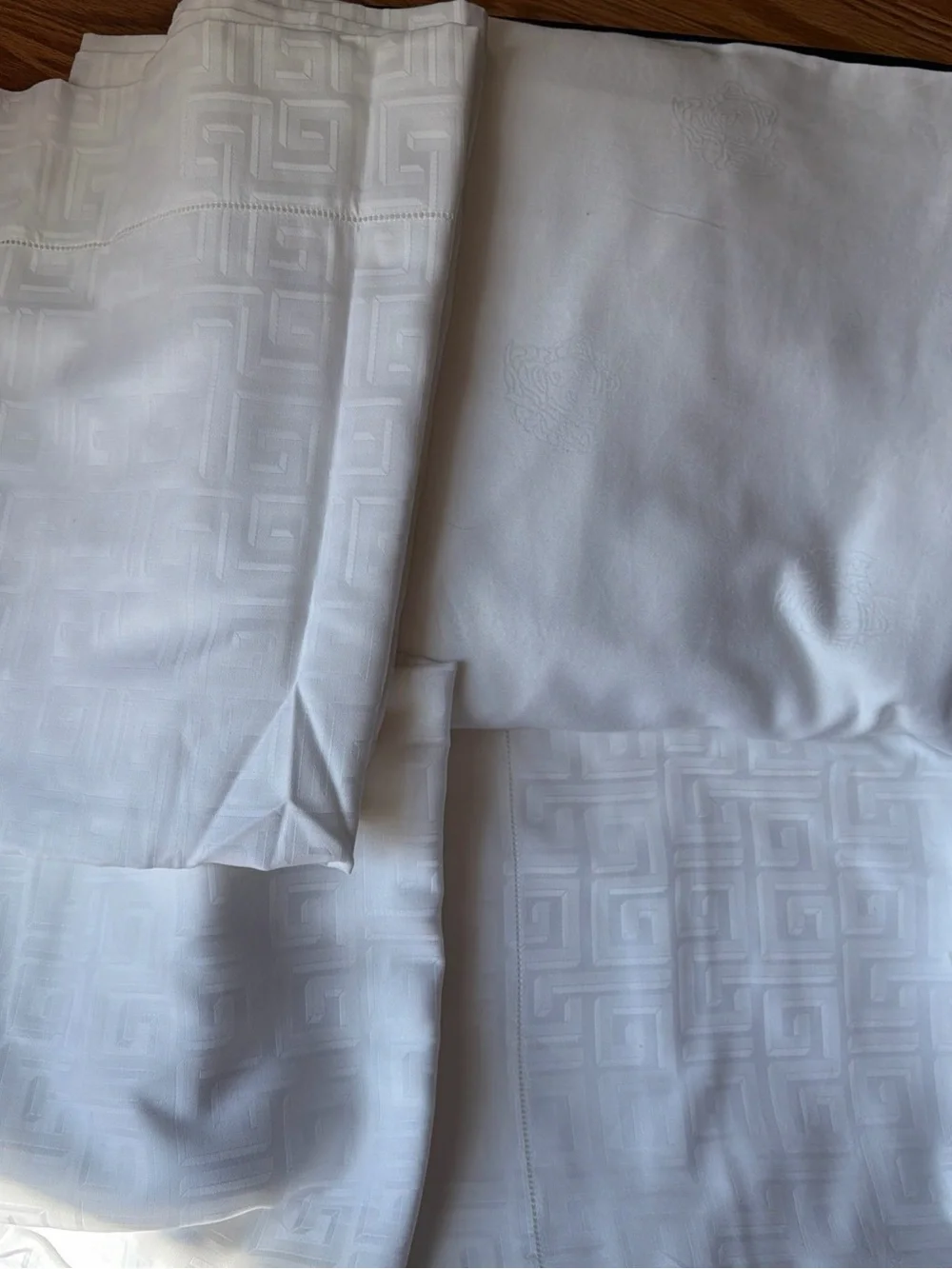 Vintage Versace White King Set IOB Pristine Condition